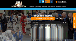 Desktop Screenshot of amafightclub.com